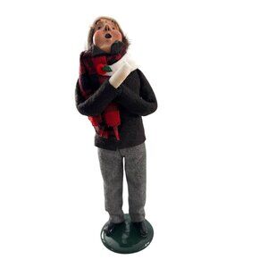 Vintage Byers’ Choice Female Woman Christmas Caroler 1989 Village Collectible